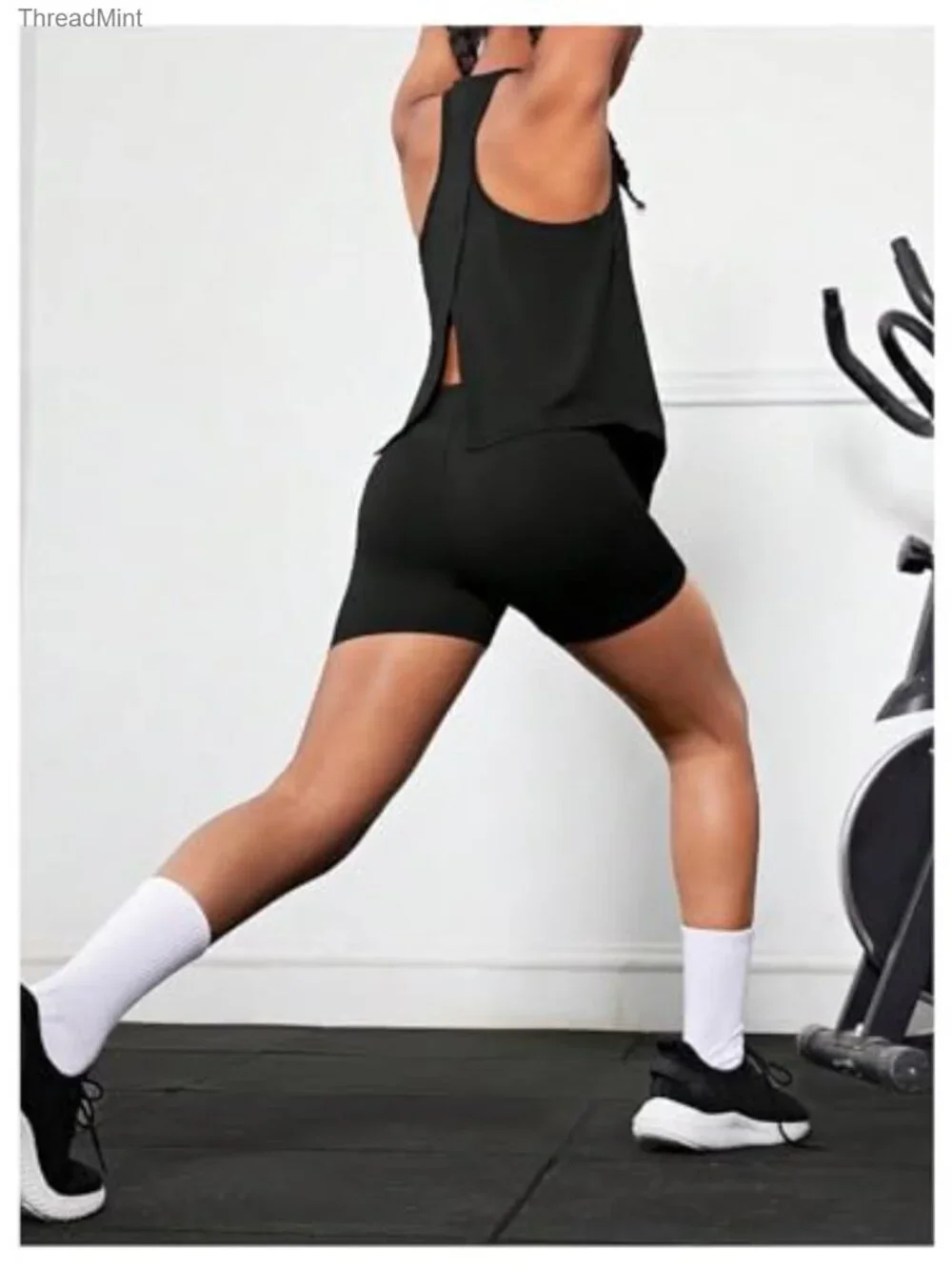 Kids 2 Piece Workout Set Crop Tank & Biker Shorts Athletic Outfit